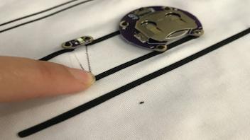 3D printed E-Textile Tracks and Interconnections