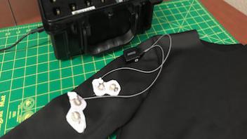 Performance T-shirt with Embroidered Textile Electrodes to Track Muscle Activation via EMG ​